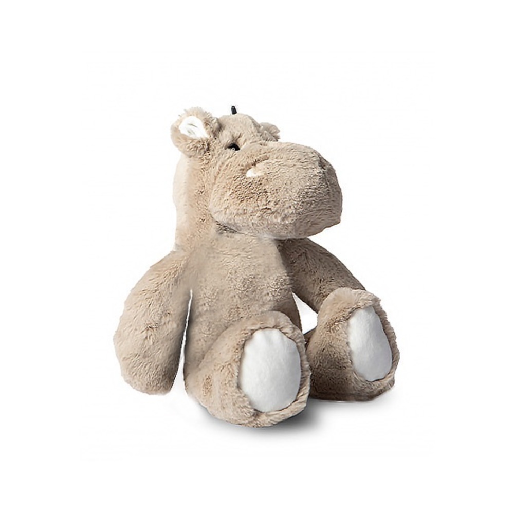 Nandog dog toy beige hippo plush squeak new with tags